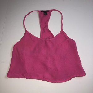 FOREVER 21 Hot Pink Crop Top